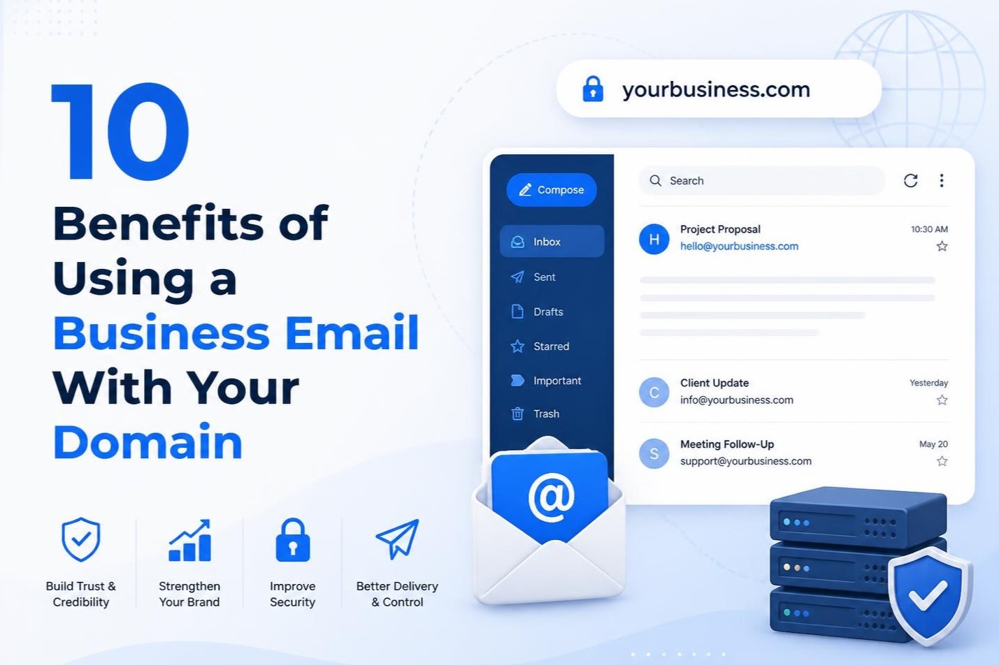 10 Benefits of Using a Business Email With Your Domain