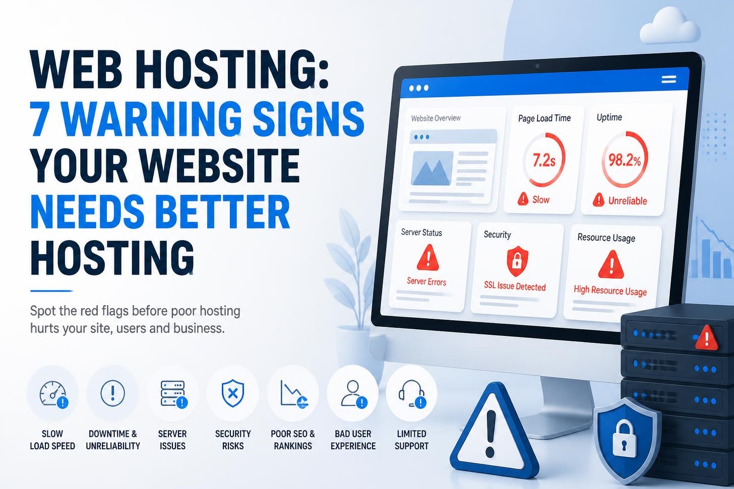 Web Hosting 7 Warning Signs Your Website Needs Better Hosting